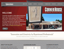 Tablet Screenshot of cornerhousegallery.com